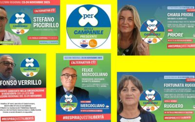 I nostri candidati alle Elezioni Regionali 2025 della CAMPANIA